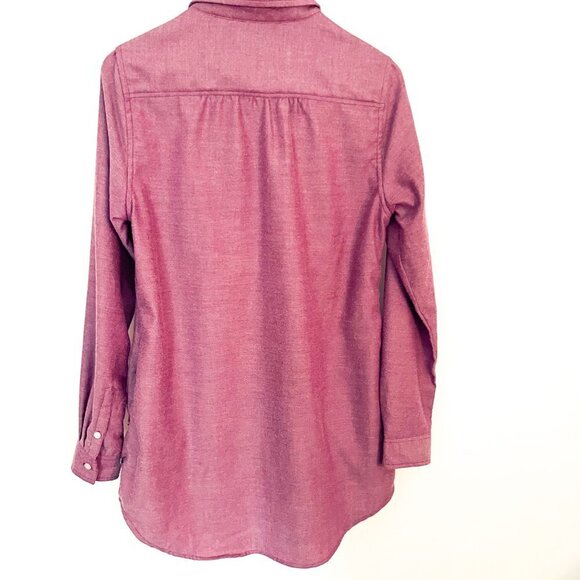 Toad & Co Dakotah Button Down Travel Tunic Medium - Picture 4 of 10